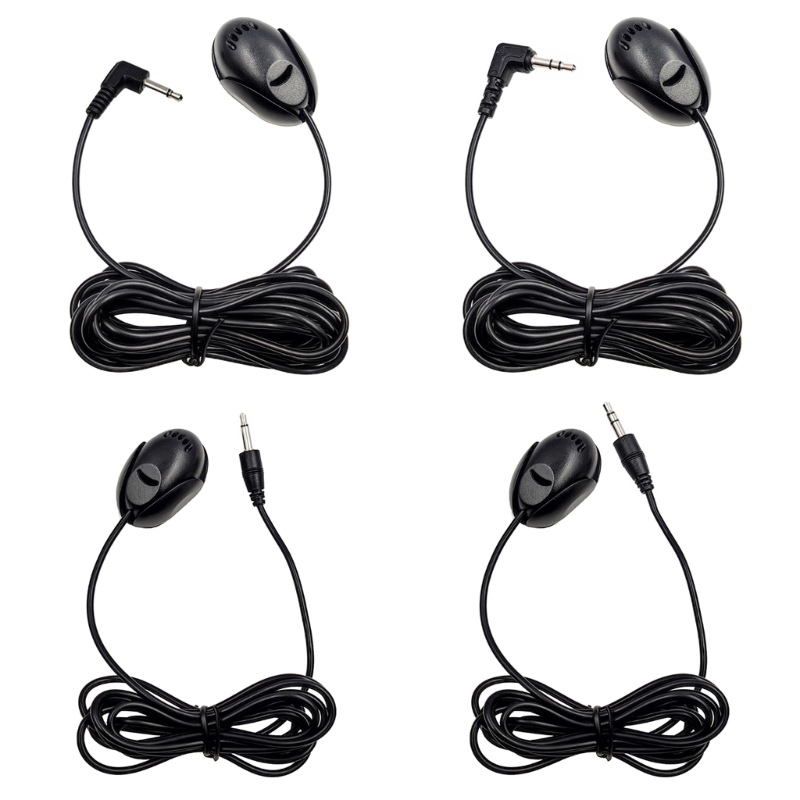 Audiophile Headphone Wired - Auto-Audio-Mikrofon, 3,5 mm externes Mikrofon für