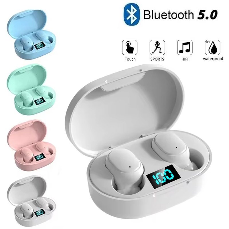 Bluetooth Headset On Ear - A6S TWS Kopfhörer Drahtloses Bluetooth-Headset Touch-Control-Ohrhörer