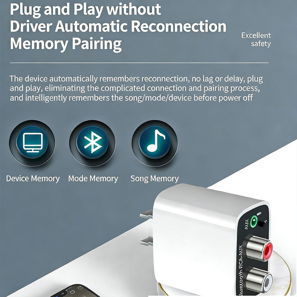 Kabelloser Audio-Bluetooth-Emp – Bluetooth Adapter Receiver Bewertung und Preis